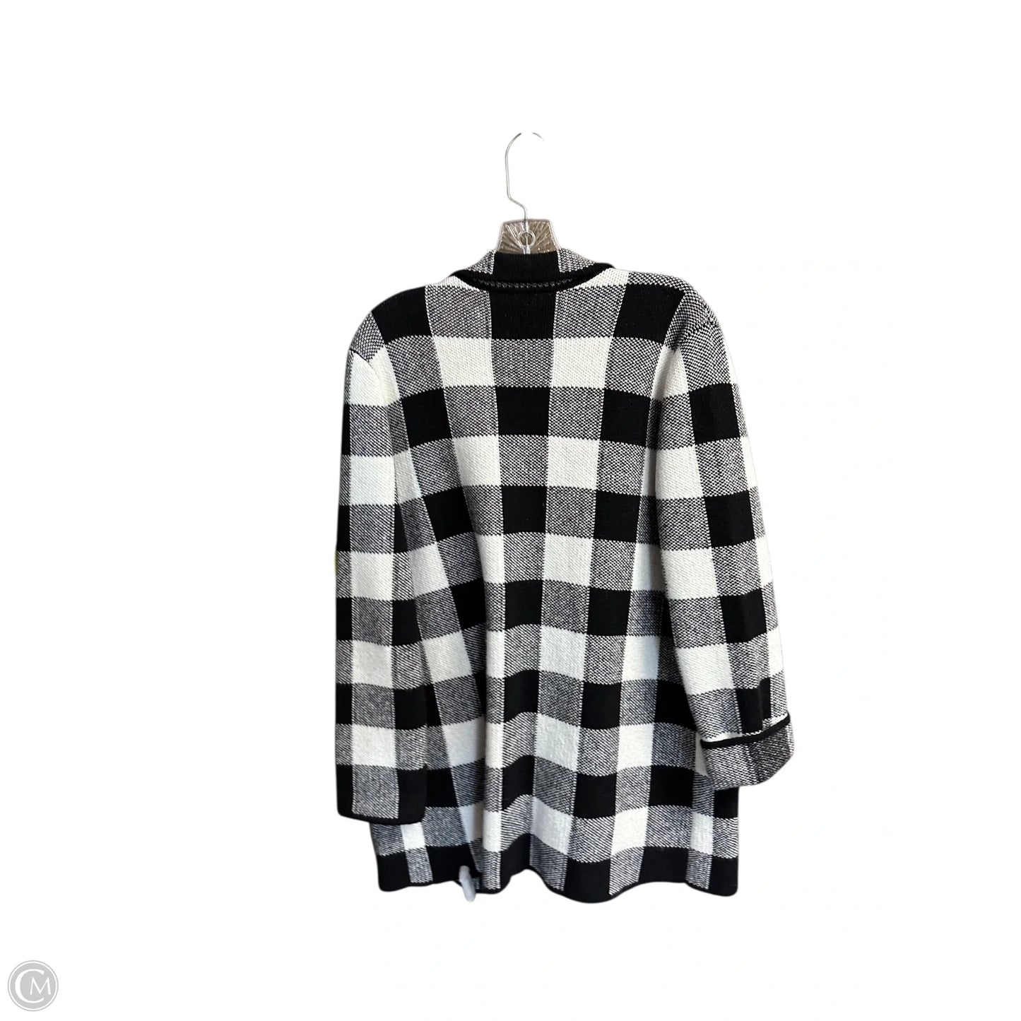 Blazer By Talbots In Checkered Pattern, Size: M