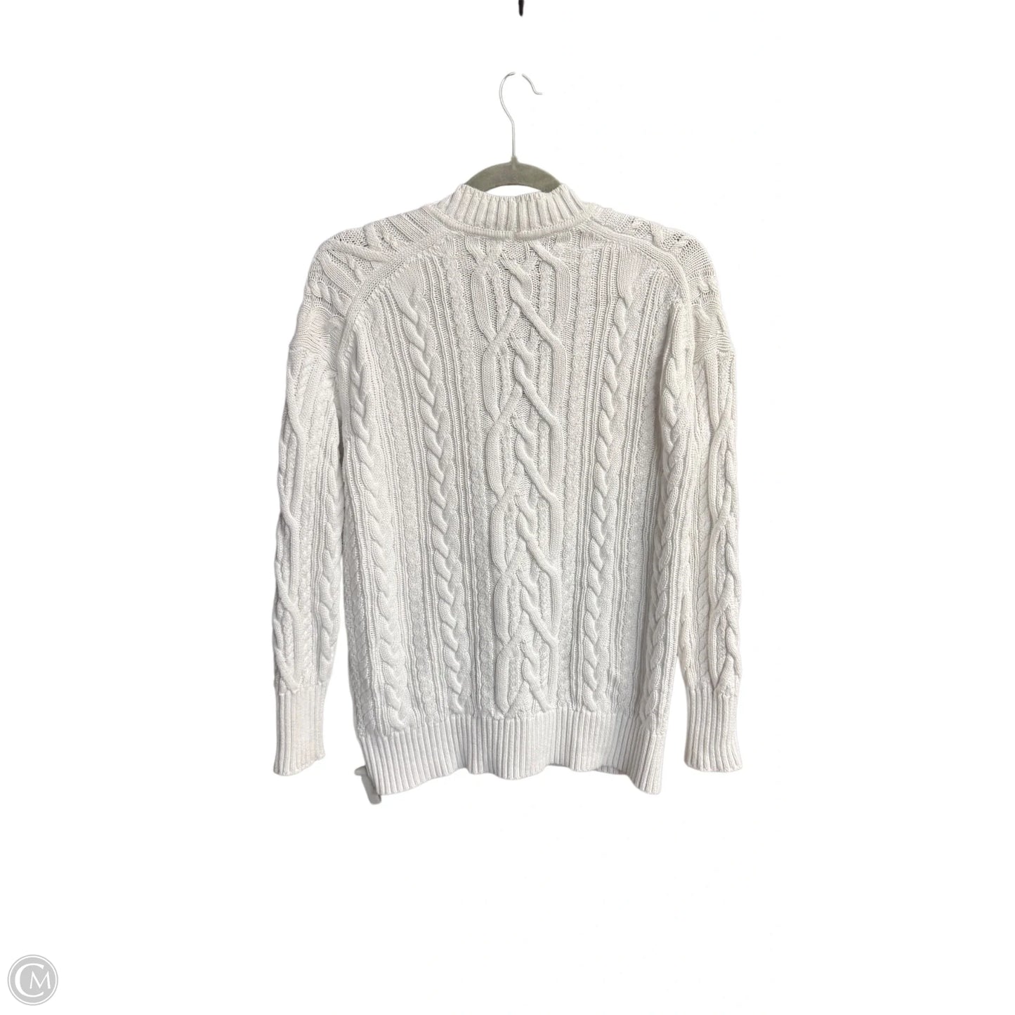 Sweater Cardigan By J. Crew In White, Size: S