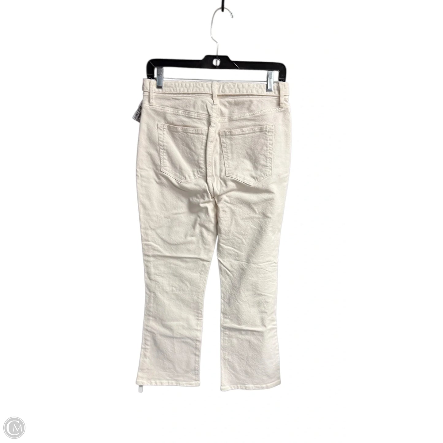 Jeans Straight By Loft In Cream, Size: 2