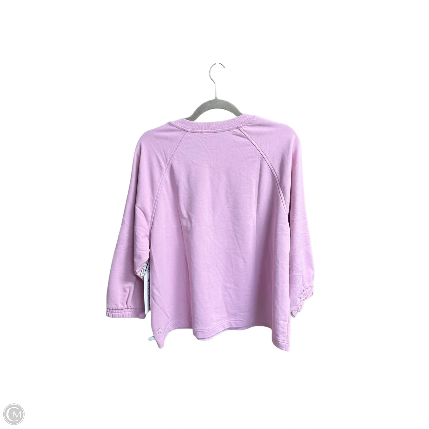 Top 3/4 Sleeve By Athleta In Pink, Size: L