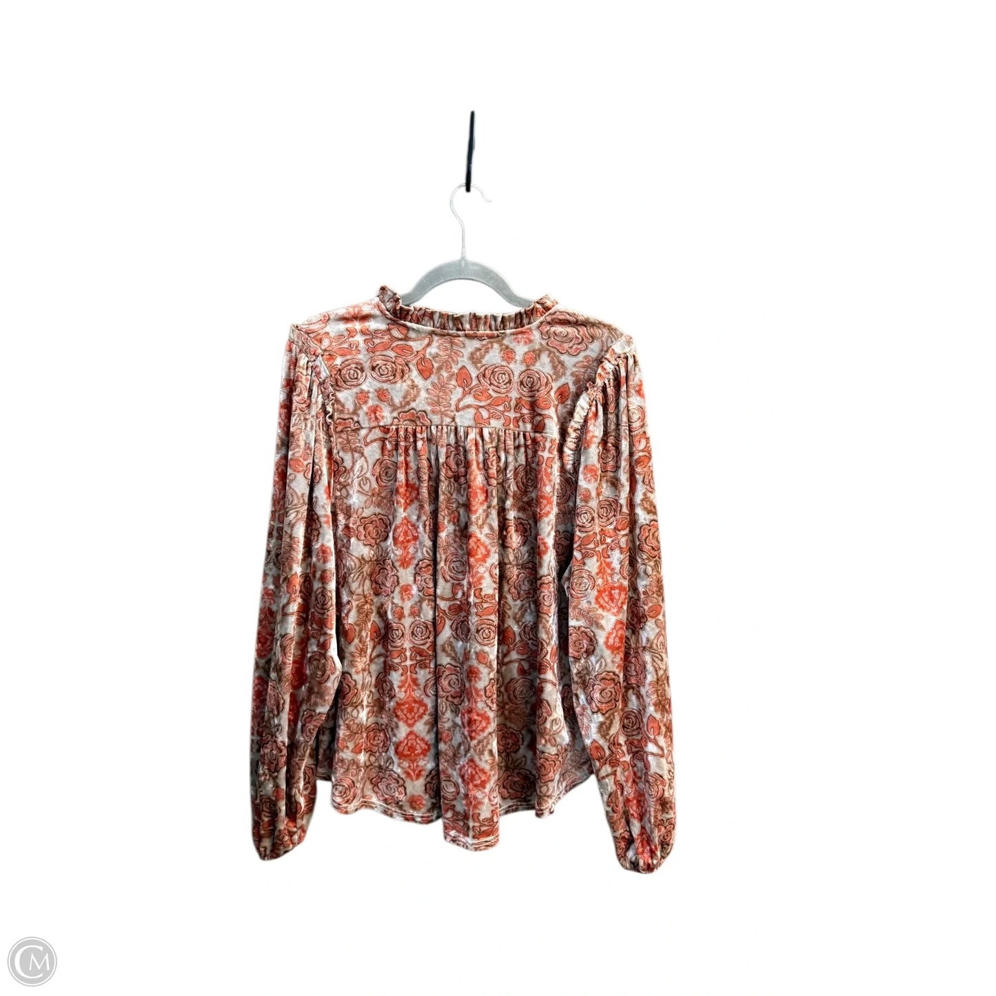 Top Long Sleeve By Easel In Floral Print, Size: S