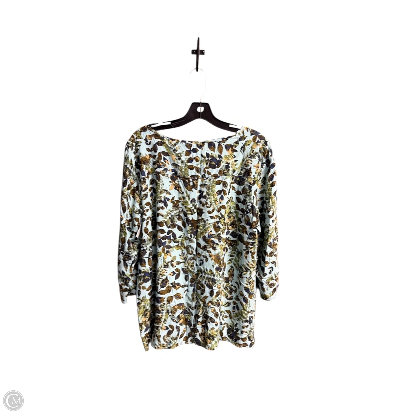 Top Long Sleeve By J. Jill In Floral Print, Size: M