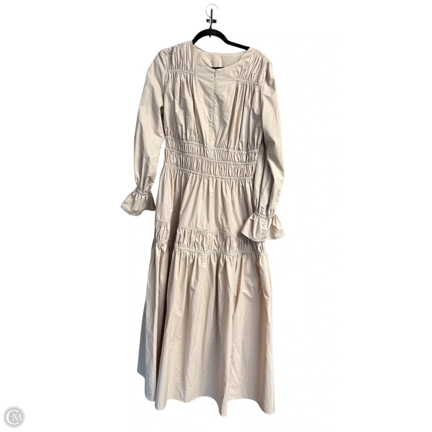 Dress Casual Maxi By Clothes Mentor In Tan, Size: L