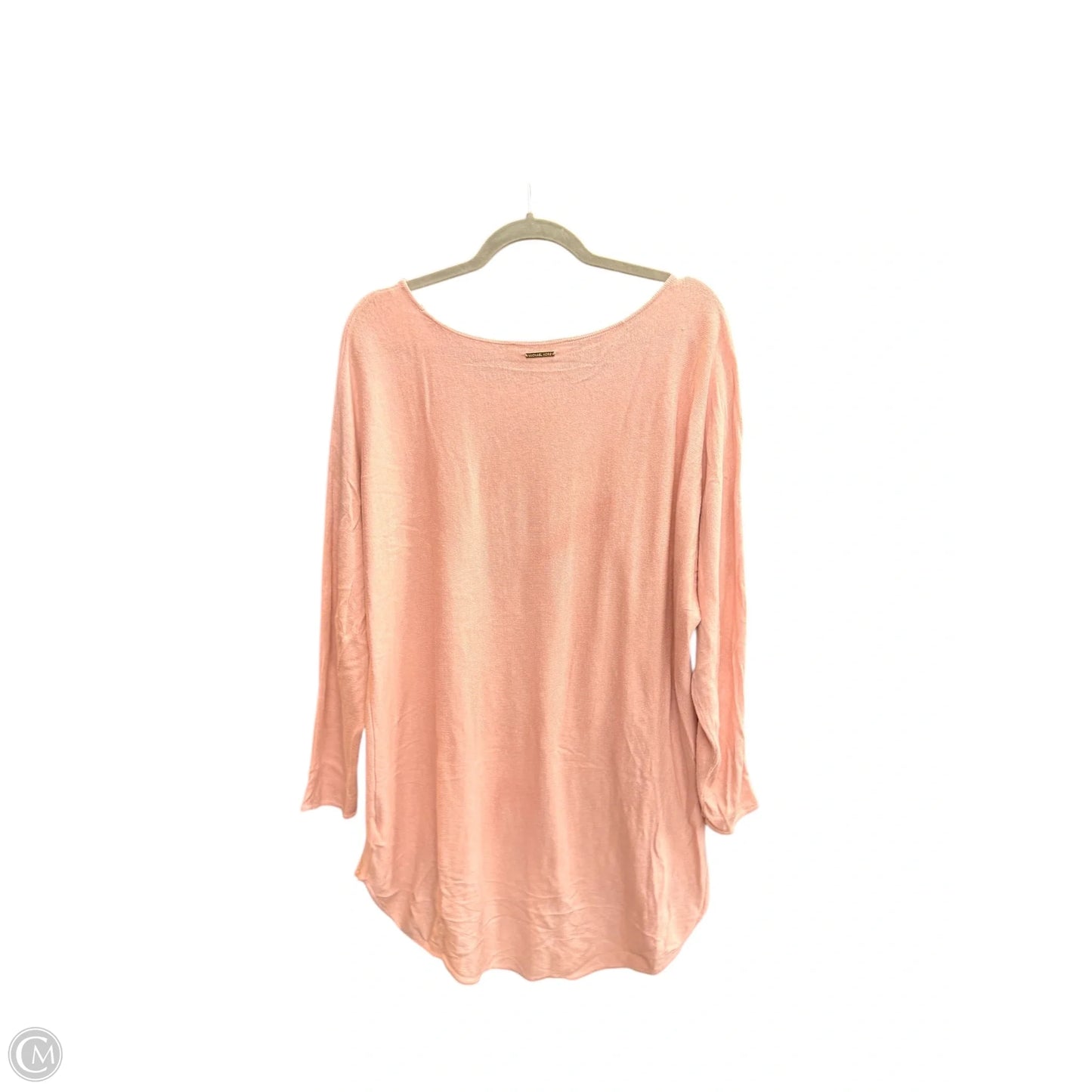 Top Long Sleeve Designer By Michael Kors In Pink, Size: Xl