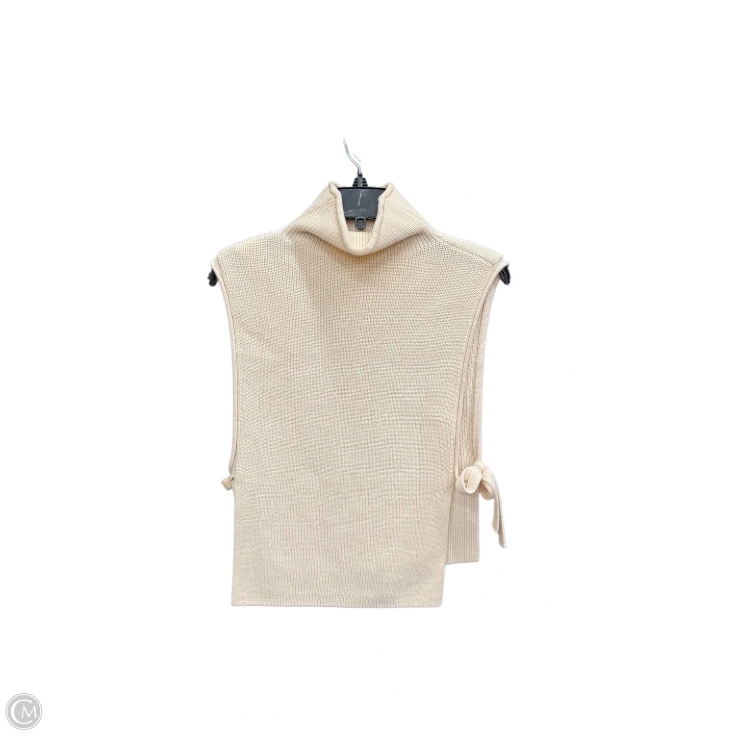 Sweater Short Sleeve By Clothes Mentor In Cream, Size: S