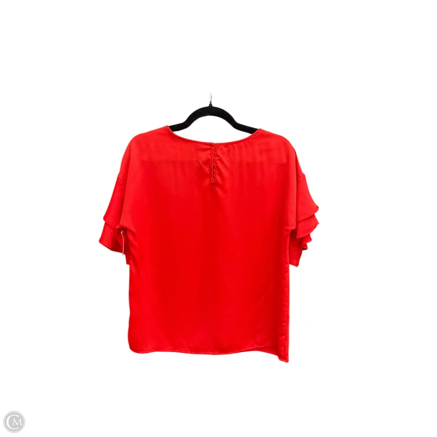 Top Short Sleeve By Everly In Red, Size: S