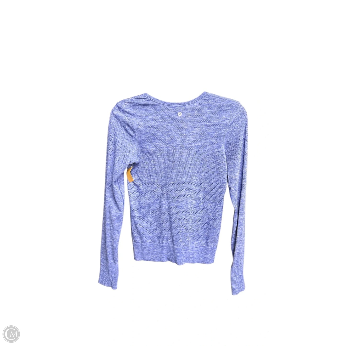 Athletic Top Long Sleeve Crewneck By Lululemon In Blue, Size: S