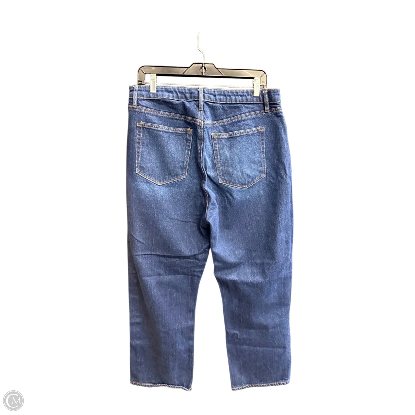 Jeans Straight By Loft In Blue Denim, Size: 12