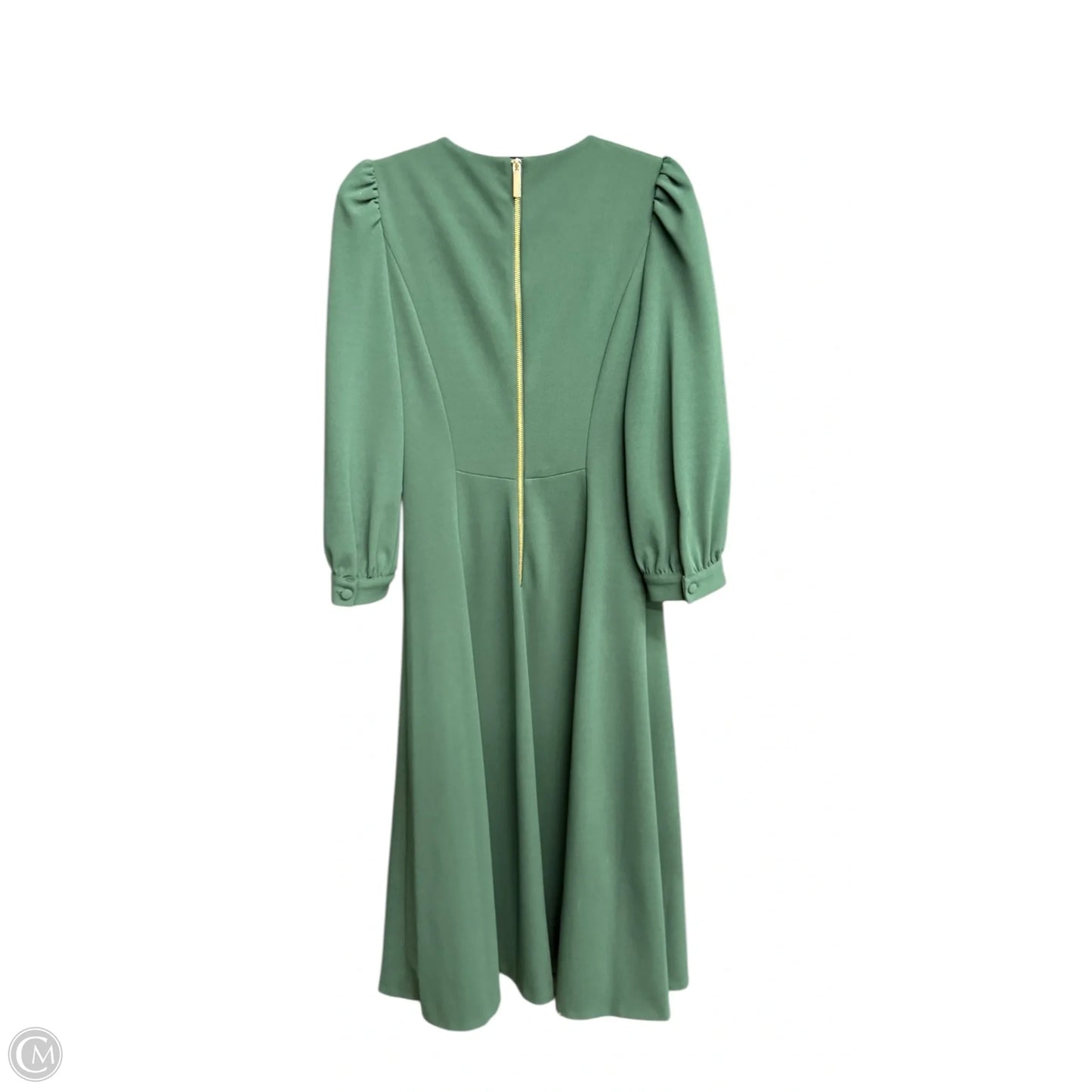 Dress Casual Midi By Calvin Klein In Green, Size: Xs