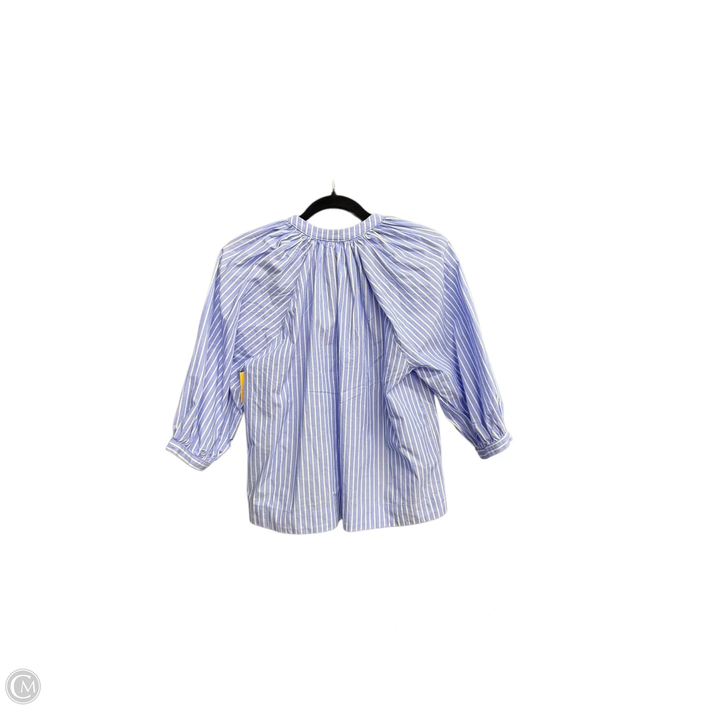 Top Long Sleeve By H&m In Striped Pattern, Size: Xs