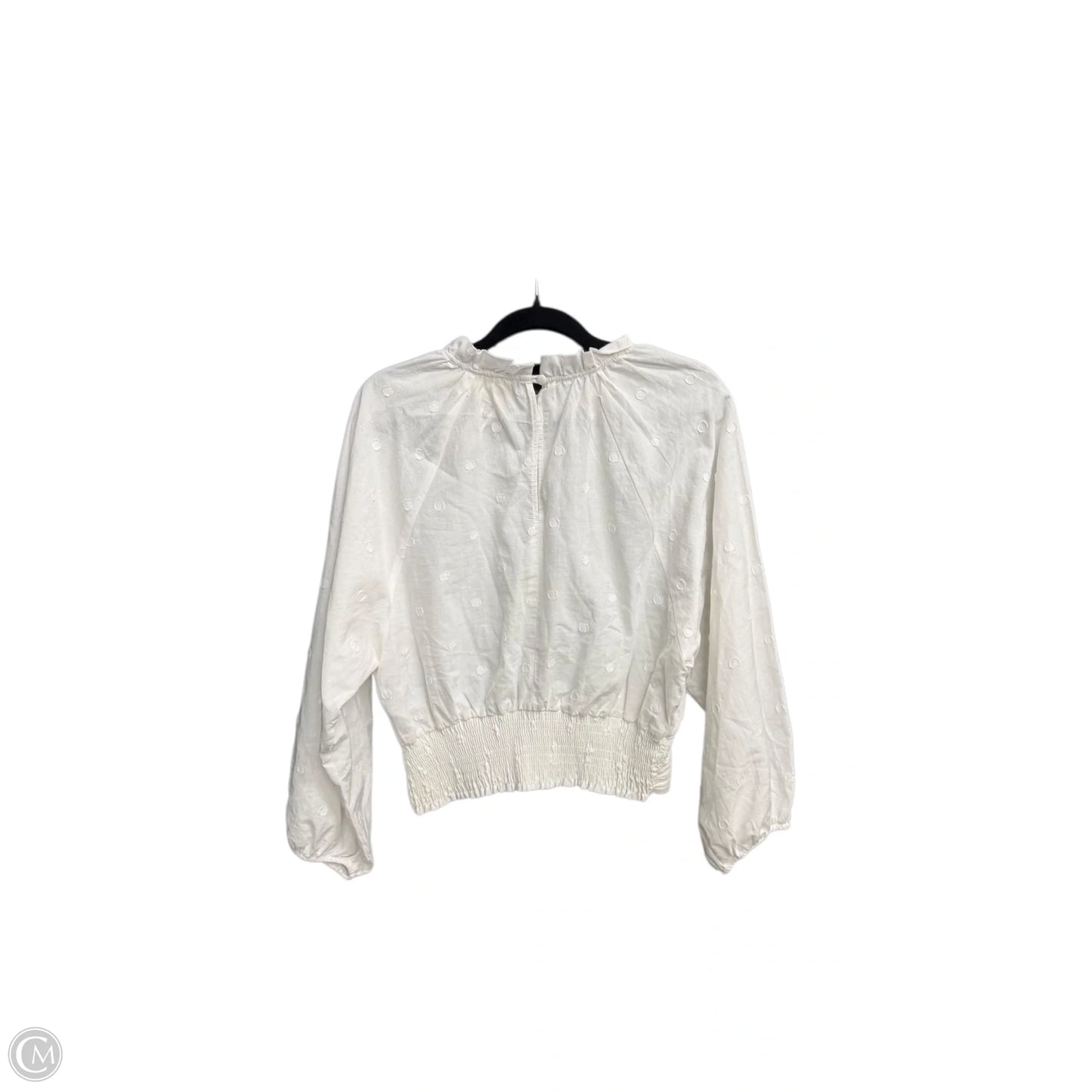 Top Long Sleeve By Maeve In White, Size: Xs