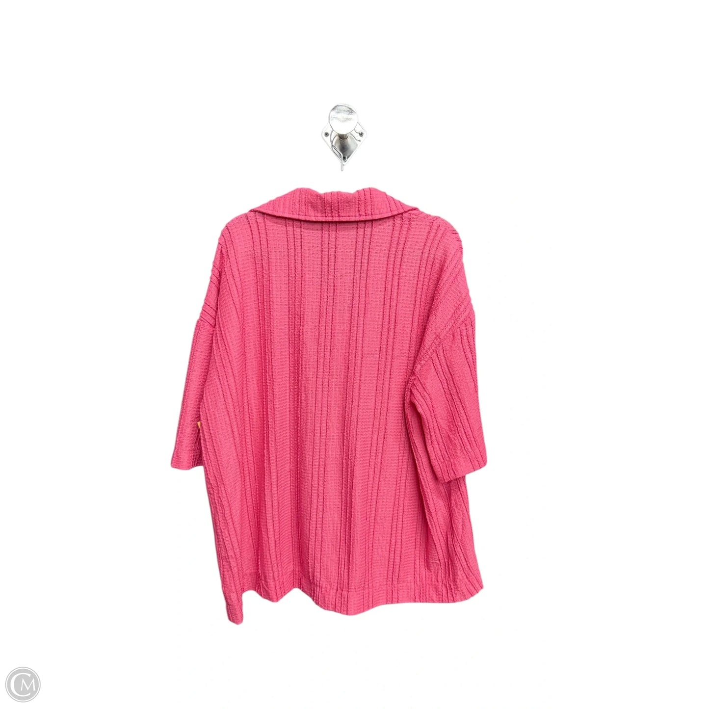 Top Short Sleeve By Umgee In Pink, Size: M