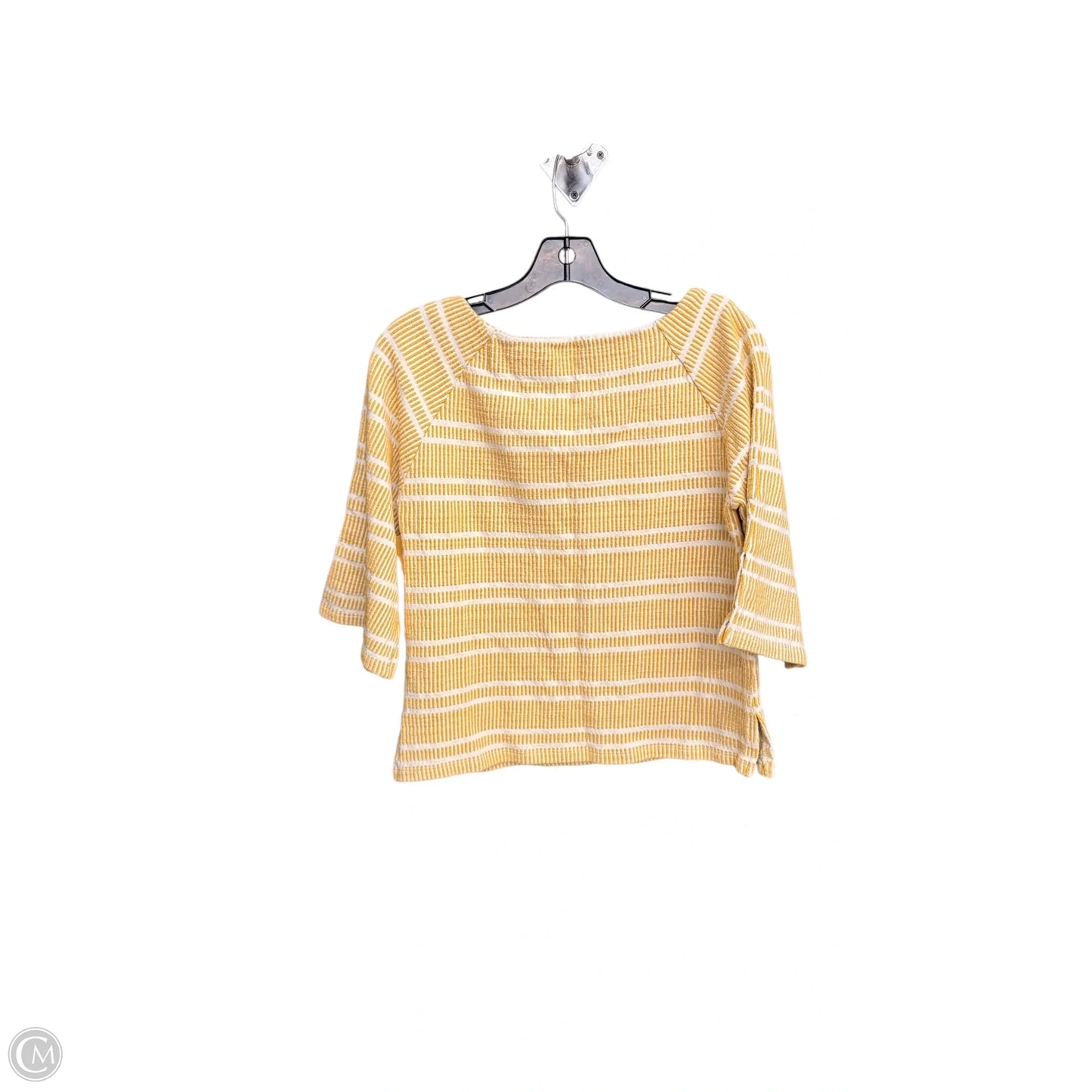 Top Long Sleeve By Anthropologie In Yellow, Size: Xs