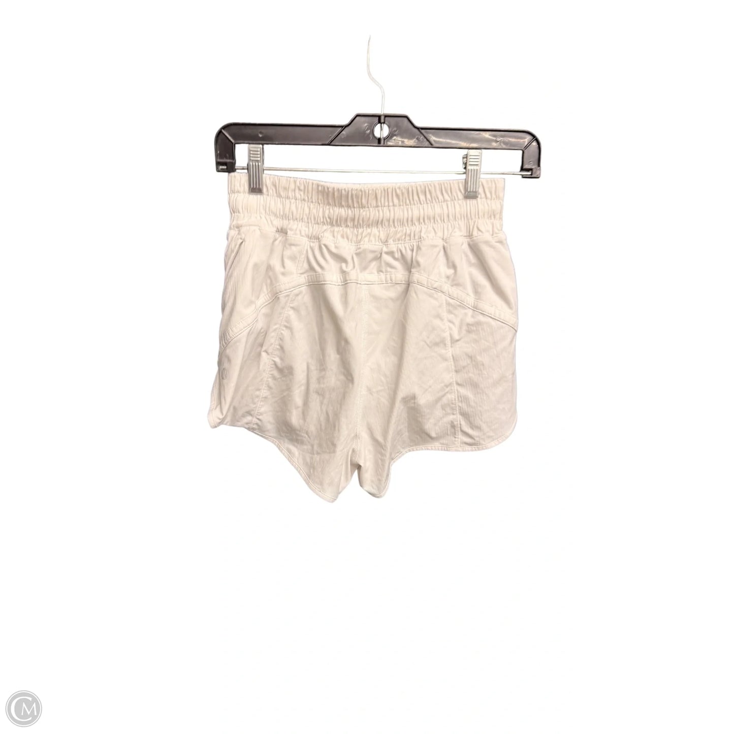 Athletic Shorts By Lululemon In White, Size: M