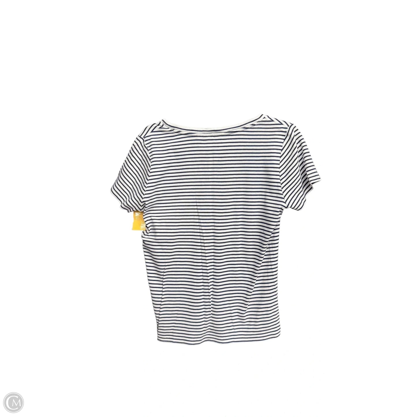 Top Short Sleeve By Vineyard Vines In Striped Pattern, Size: M
