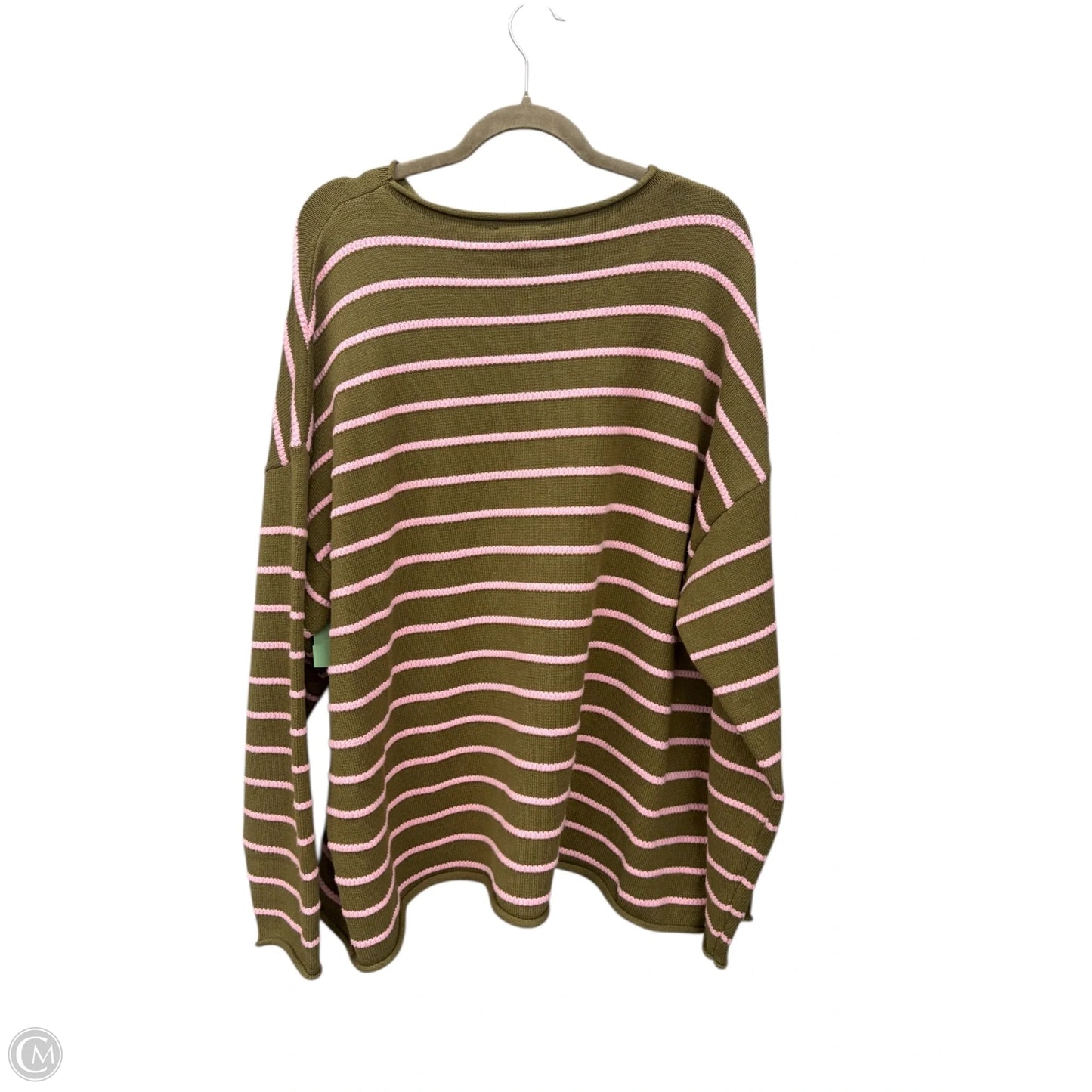 Sweater By Chicsoul In Green, Size: 2x