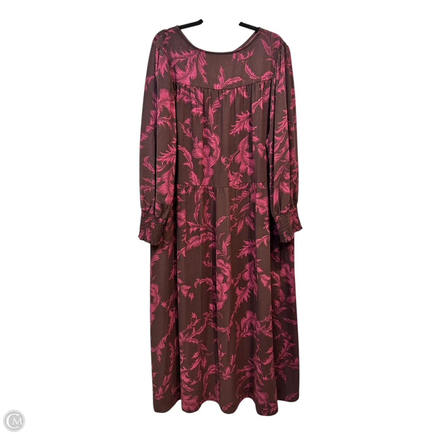 Dress Casual Maxi By Soft Surroundings In Black & Purple, Size: 2x