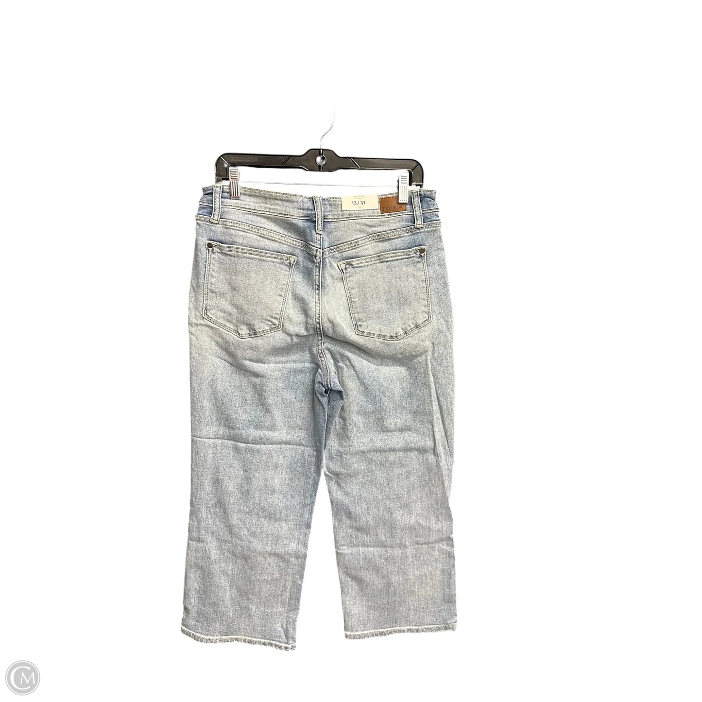 Jeans Wide Leg By Judy Blue In Blue Denim, Size: 12