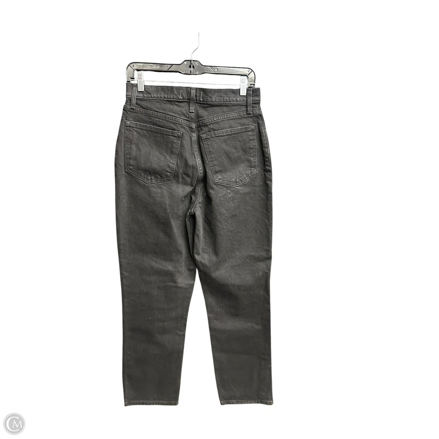 Jeans Straight By Abercrombie And Fitch In Black Denim, Size: 8