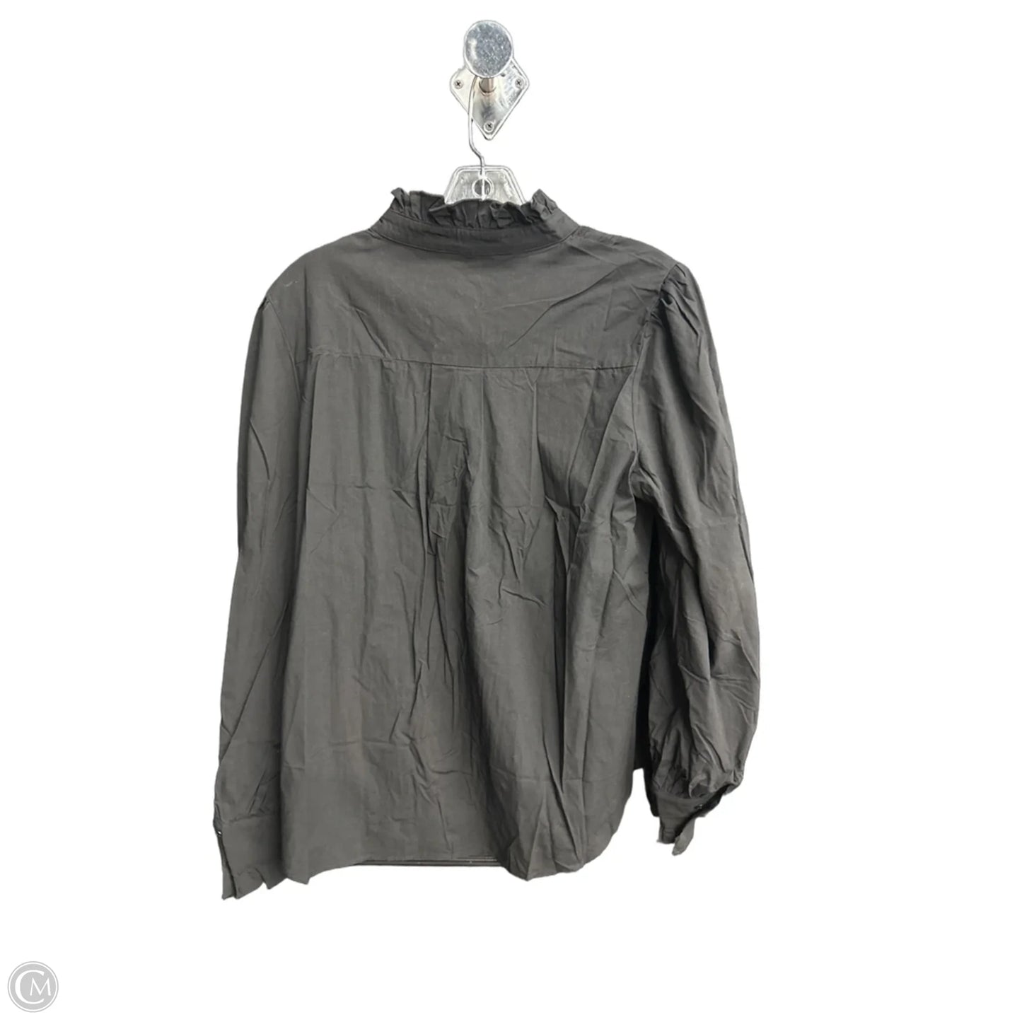 Top Long Sleeve By Clothes Mentor In Black, Size: M