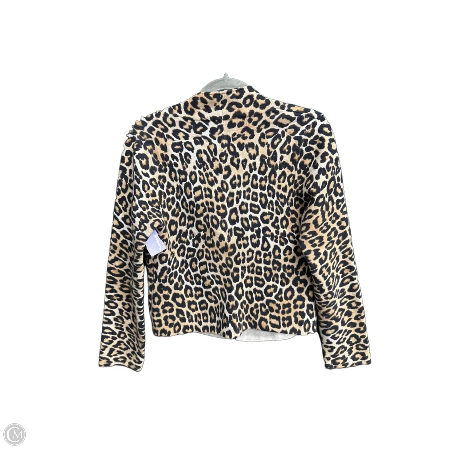 Cardigan By Chicos In Animal Print, Size: S