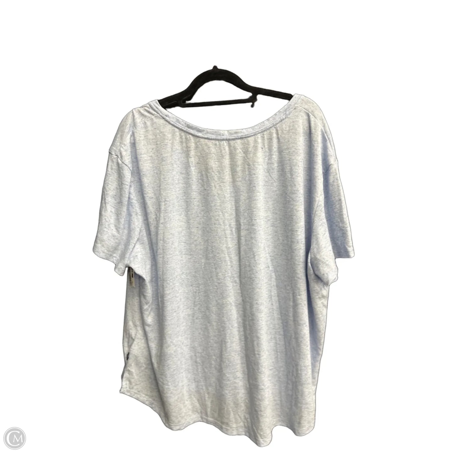 Top Short Sleeve Basic By Gap In Blue, Size: 2x