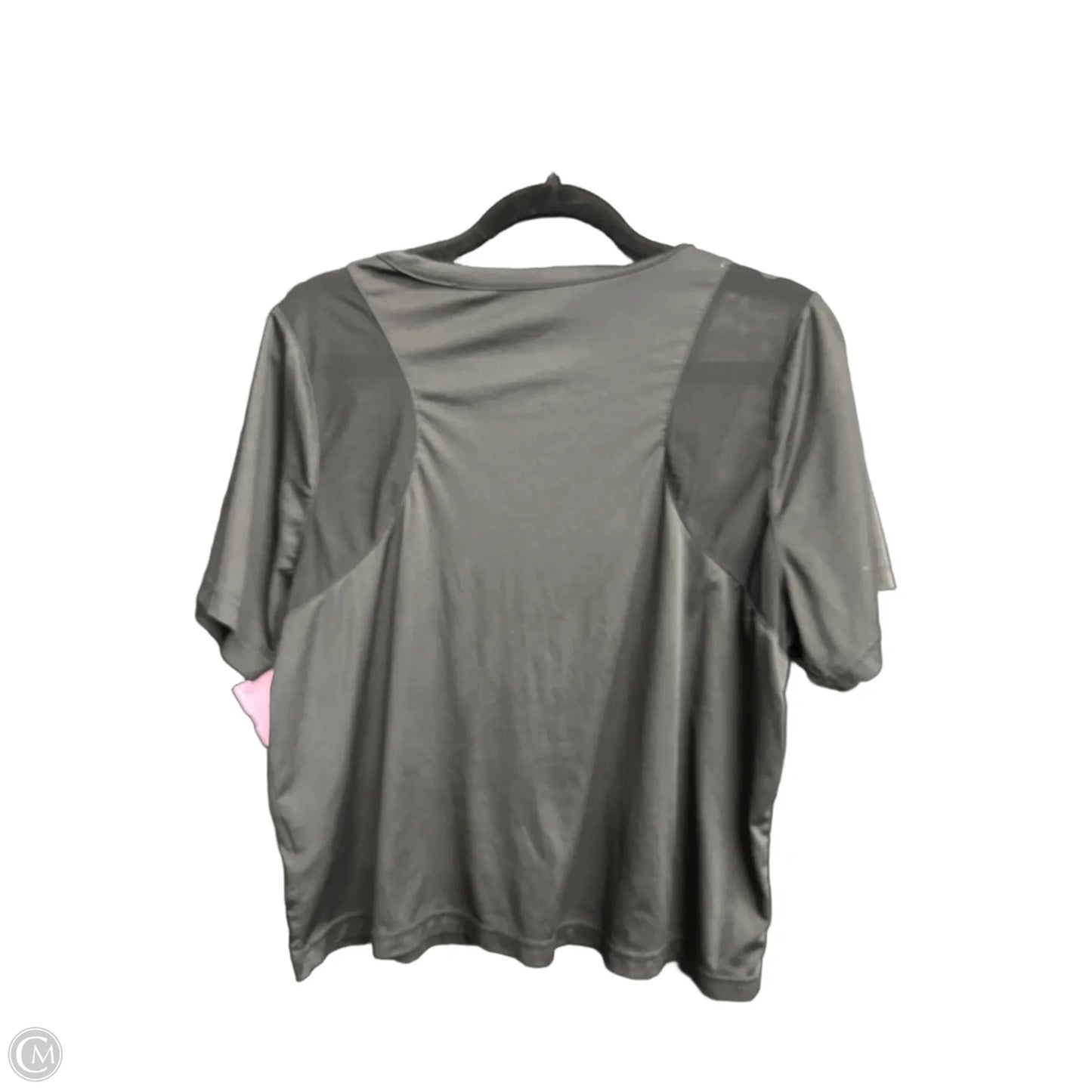 Athletic Top Short Sleeve By Nike In Black, Size: M