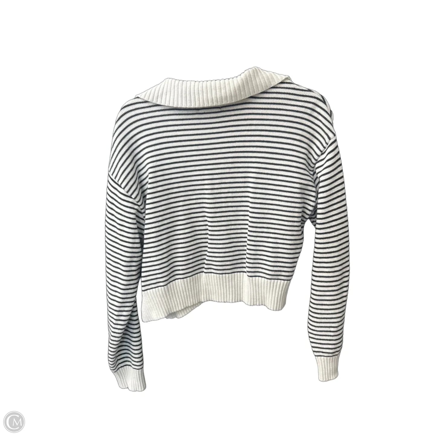 Top Long Sleeve By Universal Thread In Striped Pattern, Size: M