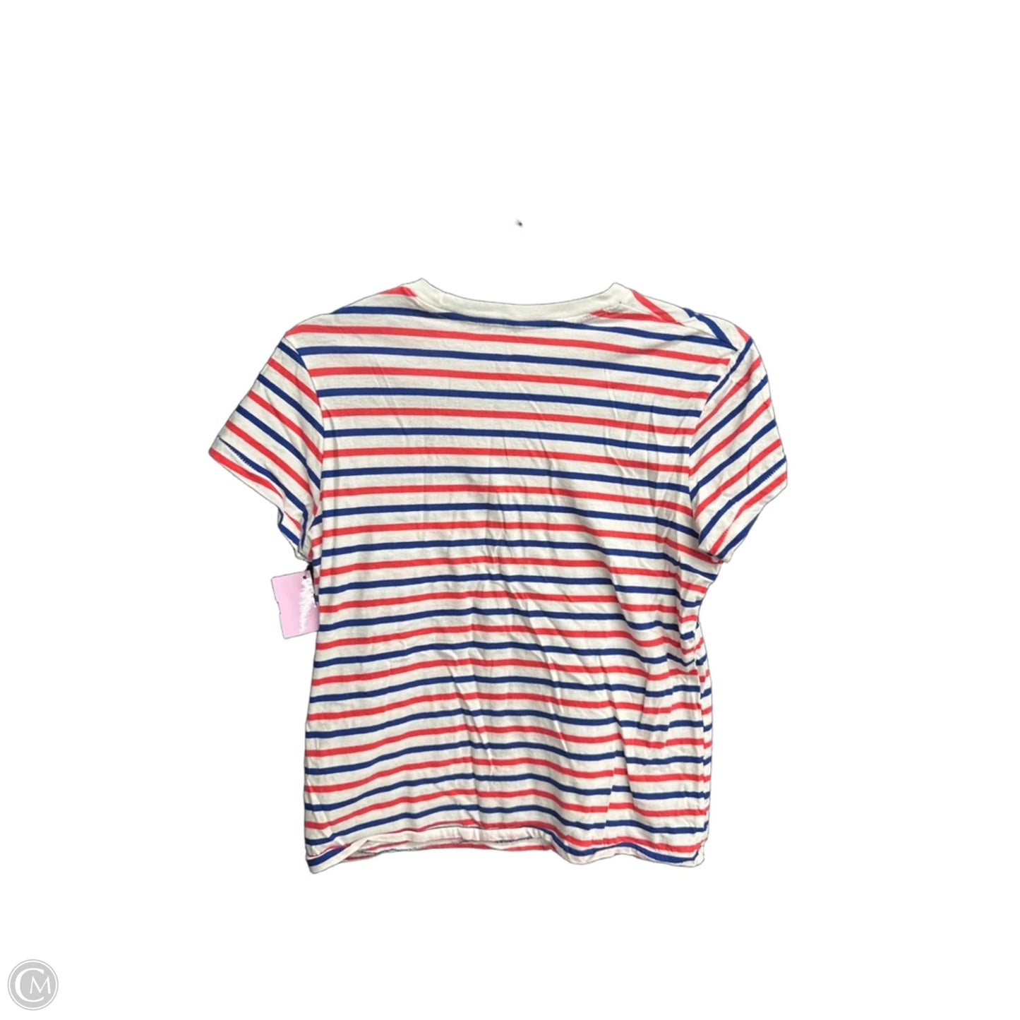 Top Short Sleeve Basic By Universal Thread In Striped Pattern, Size: Xs