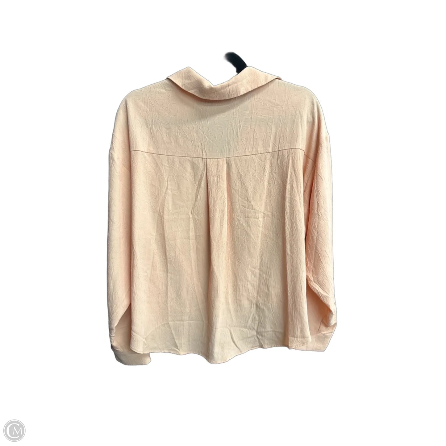 Top Long Sleeve By Entro In Peach, Size: S