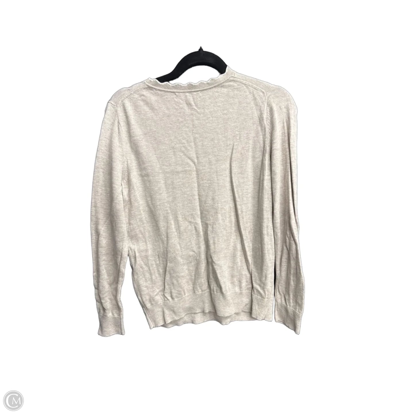 Top Long Sleeve By Banana Republic In Beige, Size: S
