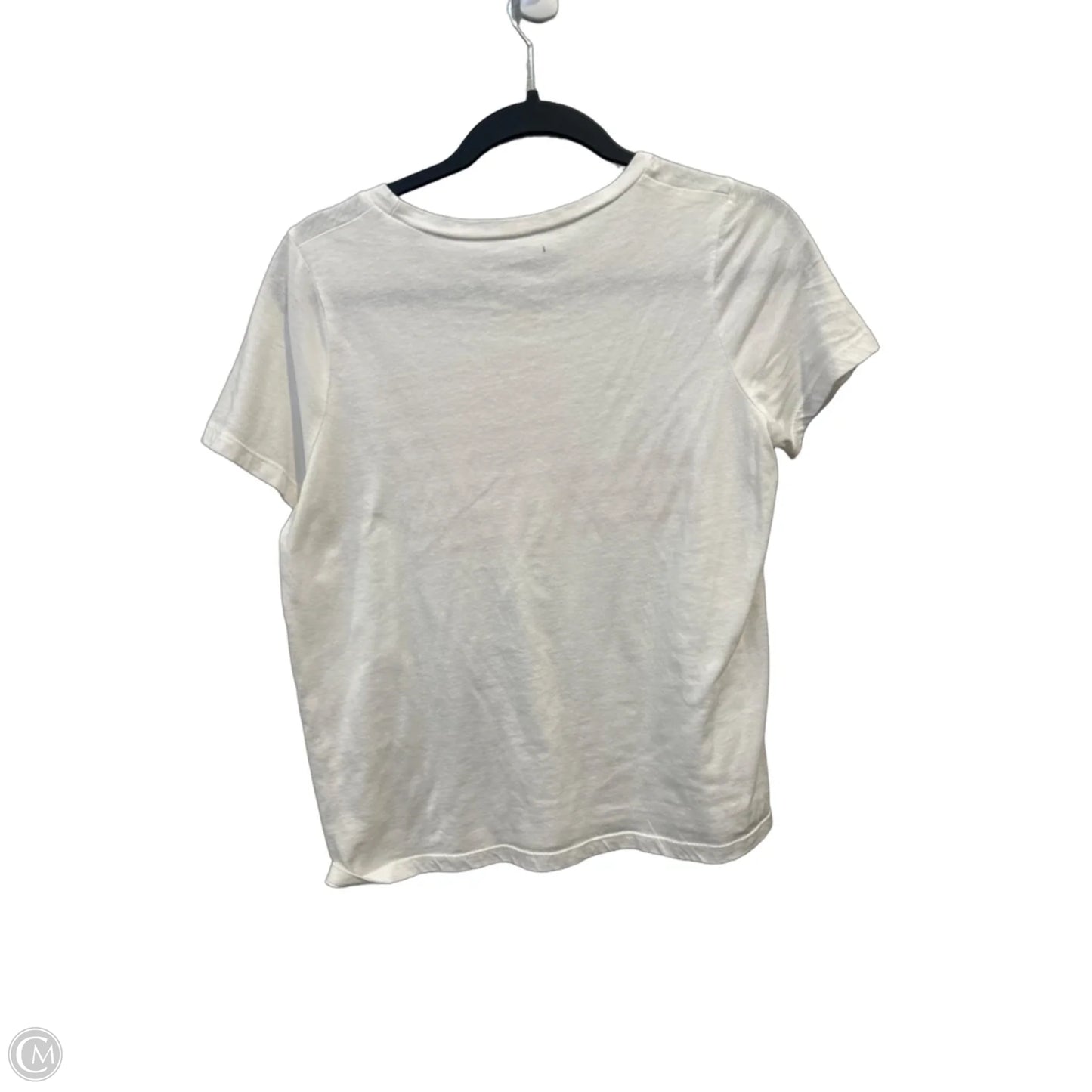 Top Short Sleeve Basic By Grayson Threads In White, Size: L