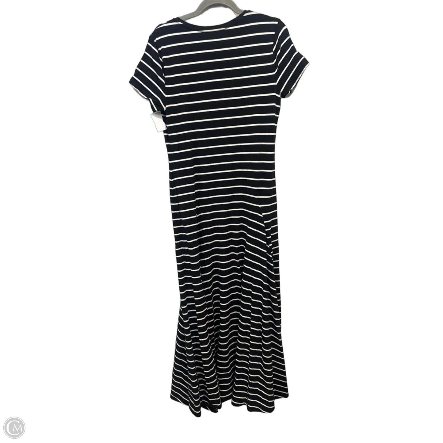 Dress Casual Maxi By Ralph Lauren In Striped Pattern, Size: L