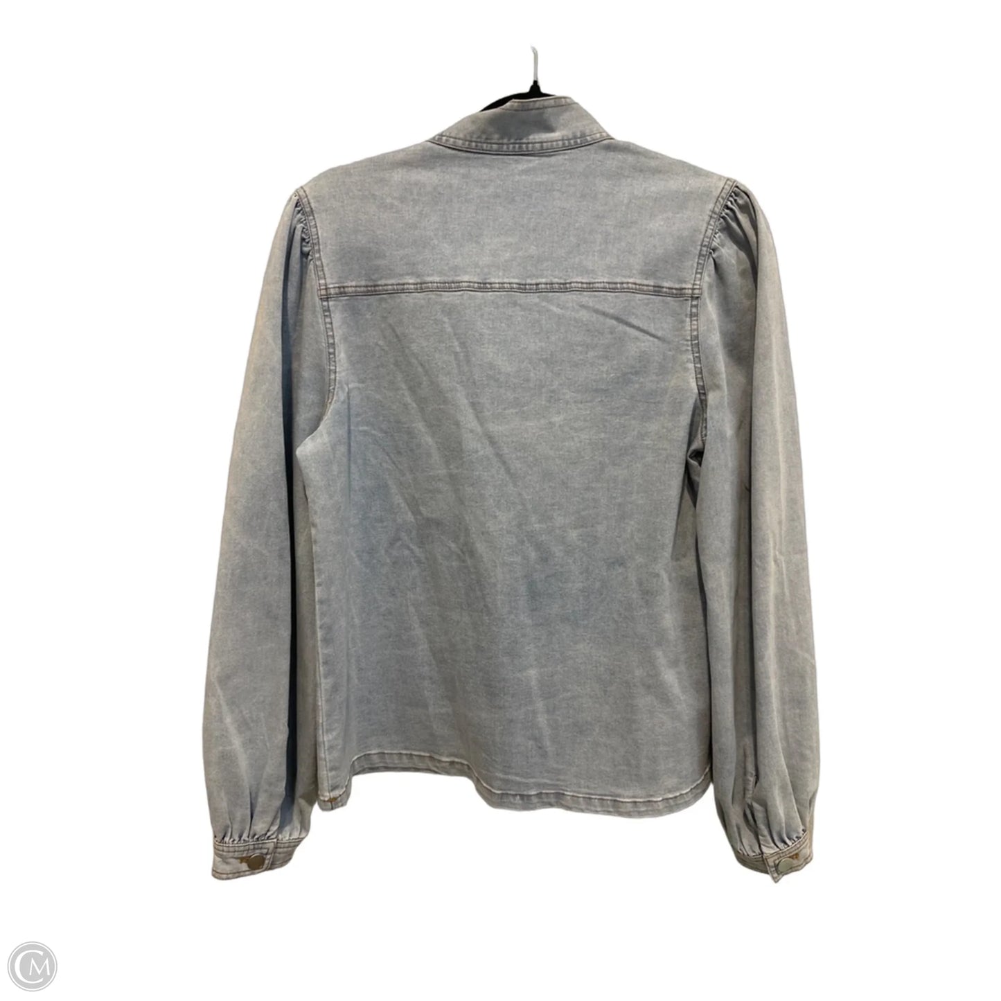 Top Long Sleeve By Clothes Mentor In Blue Denim, Size: S