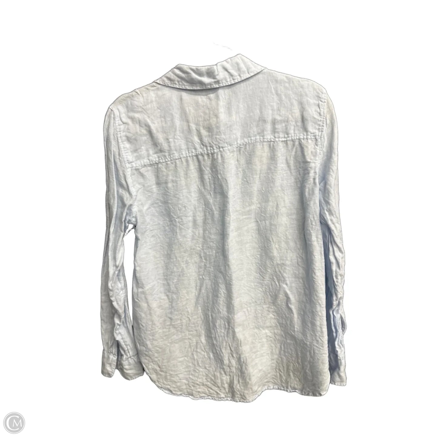 Top Long Sleeve By H&m In Blue, Size: S