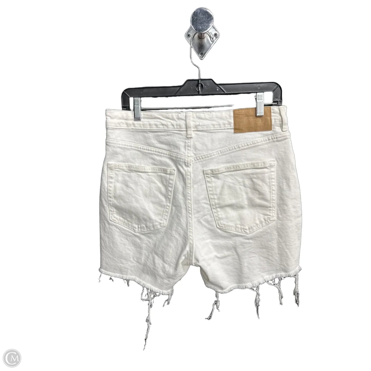 Shorts By H&m In White Denim, Size: 12