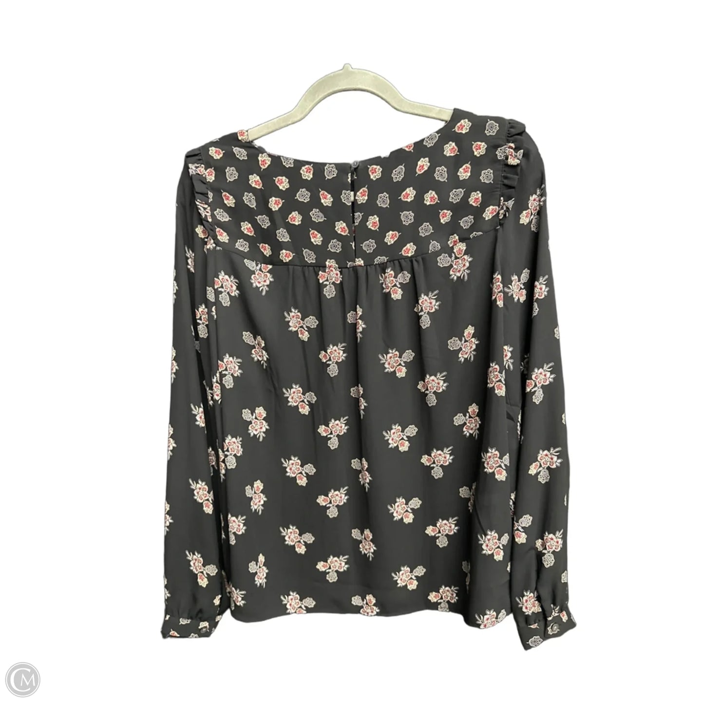 Top Long Sleeve By Loft In Floral Print, Size: S