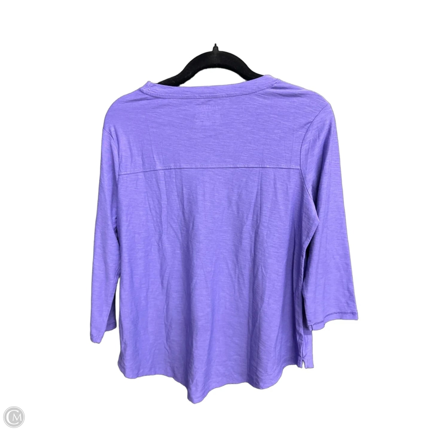 Top Long Sleeve By West Bound In Purple, Size: Mp