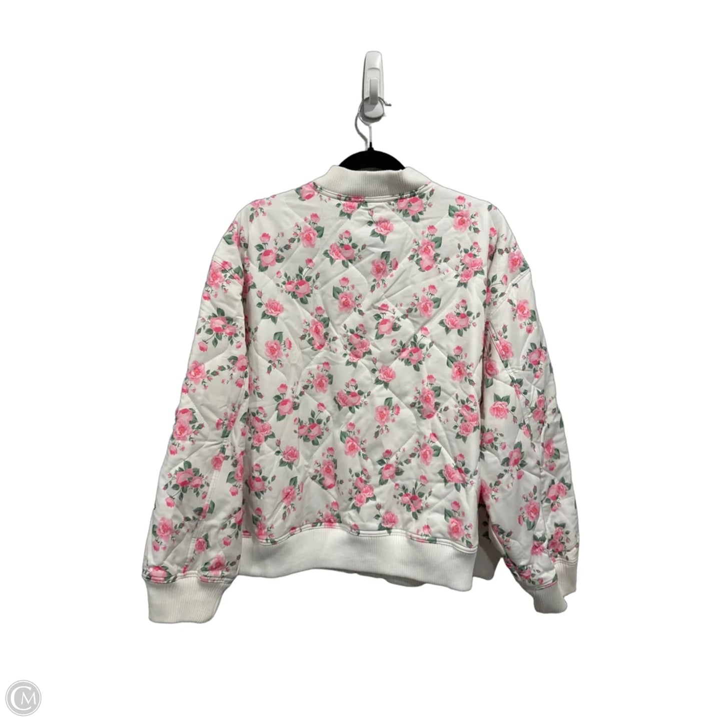 Jacket Puffer & Quilted By Main Strip In Floral Print, Size: L