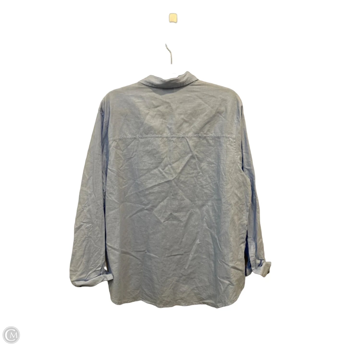 Top Long Sleeve By Gap In Blue, Size: Xl