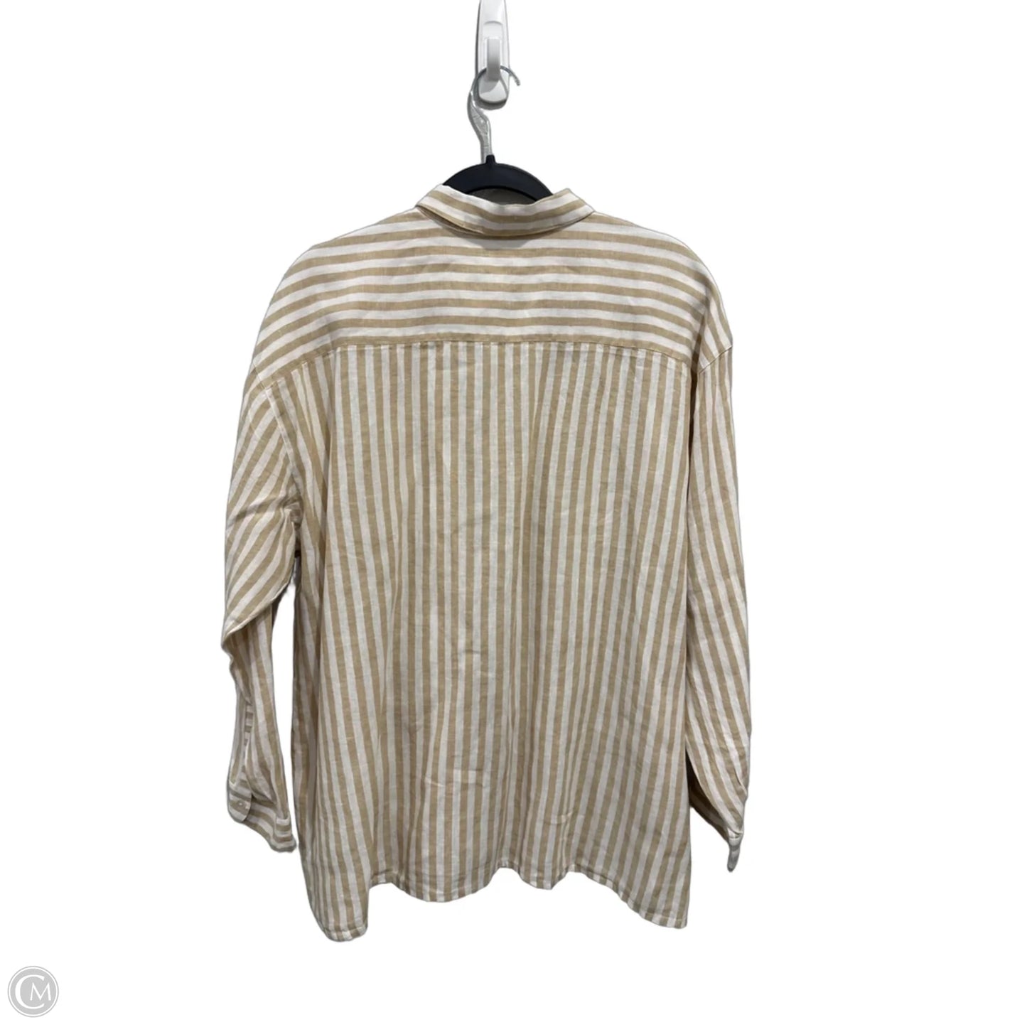 Top Long Sleeve By J. Jill In Striped Pattern, Size: Xl
