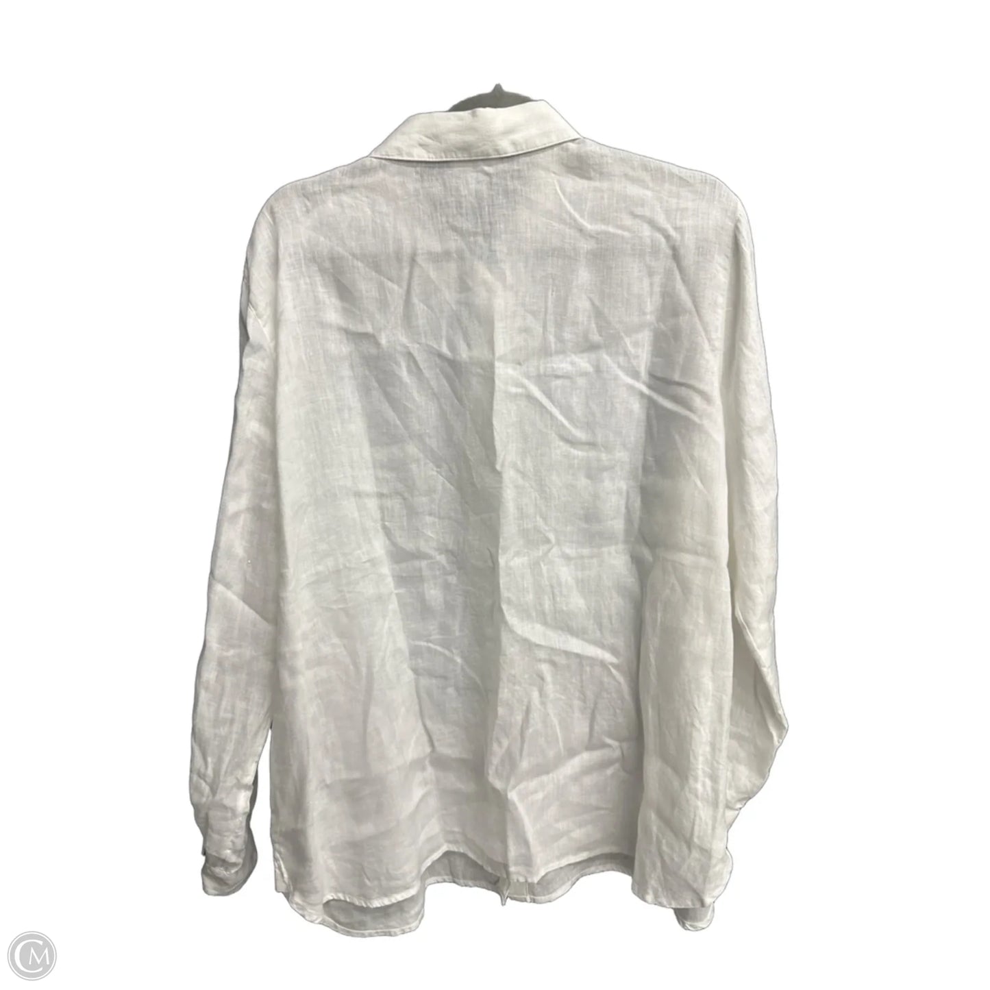 Top Long Sleeve By J. Jill In White, Size: L
