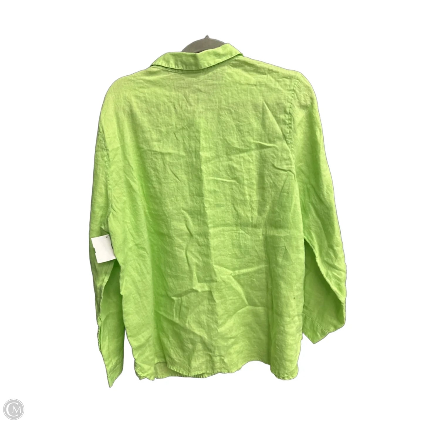 Top Long Sleeve By J. Jill In Green, Size: L