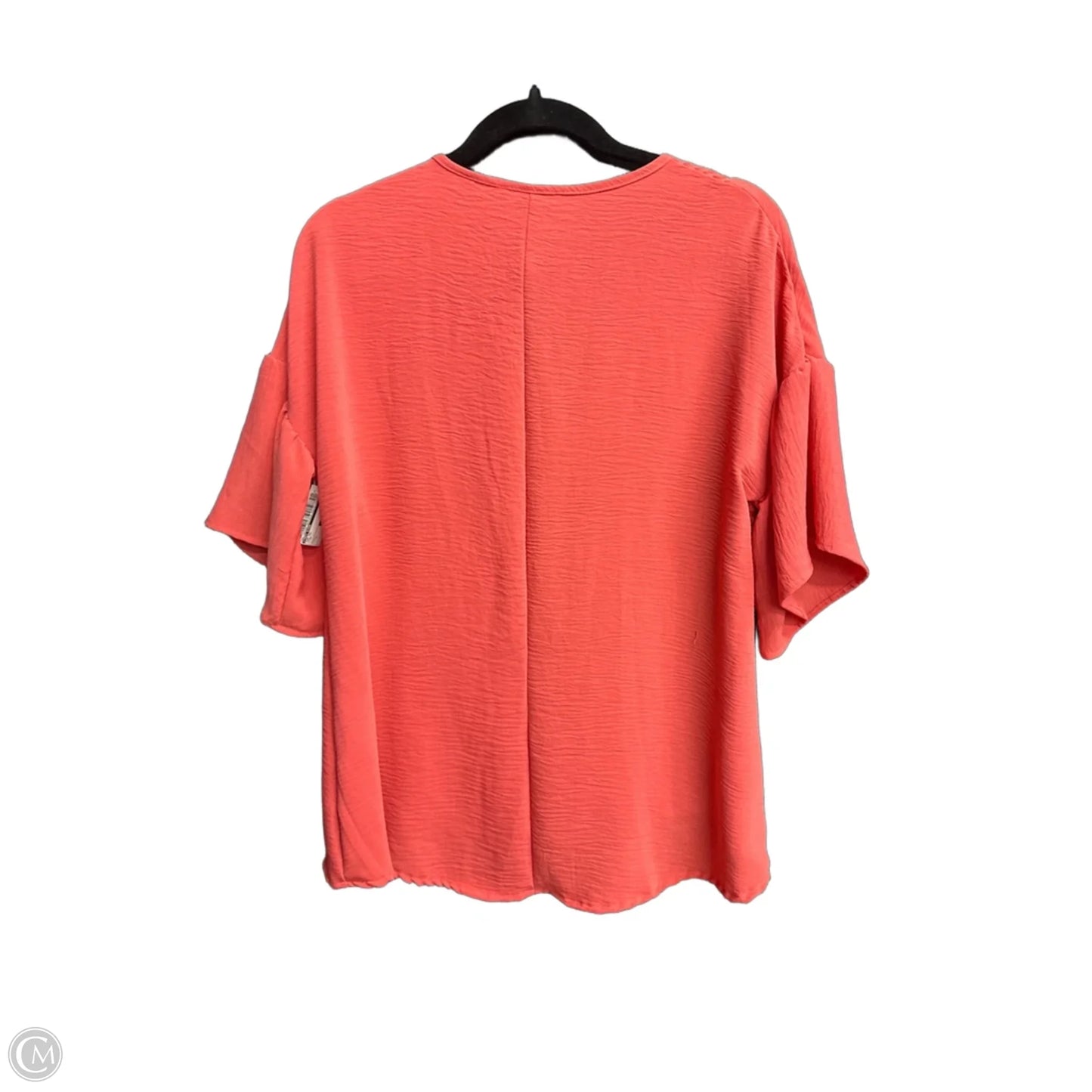 Top Short Sleeve By Tres Bien In Pink, Size: L