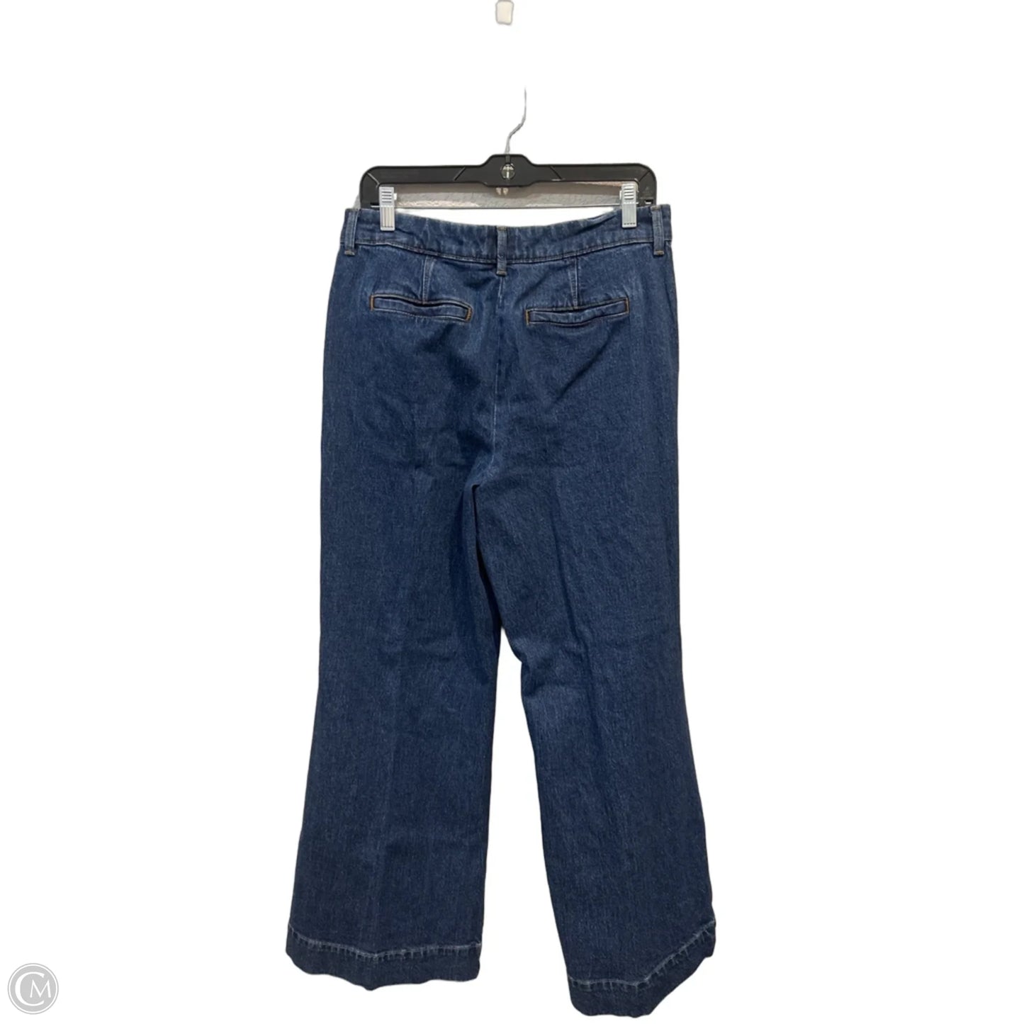 Jeans Wide Leg By Free Assembly In Blue Denim, Size: 8