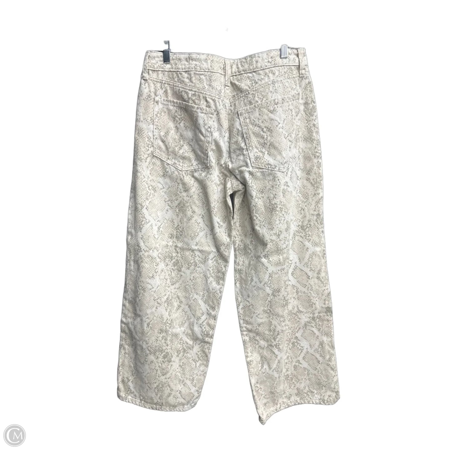 Jeans Straight By Wild Fable In Snakeskin Print, Size: 8