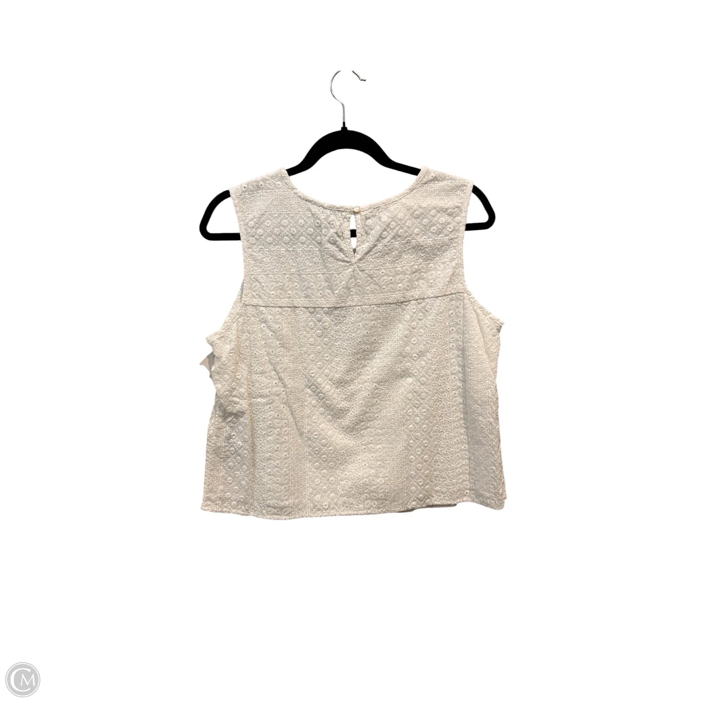 Top Sleeveless By Ralph Lauren In White, Size: Lp