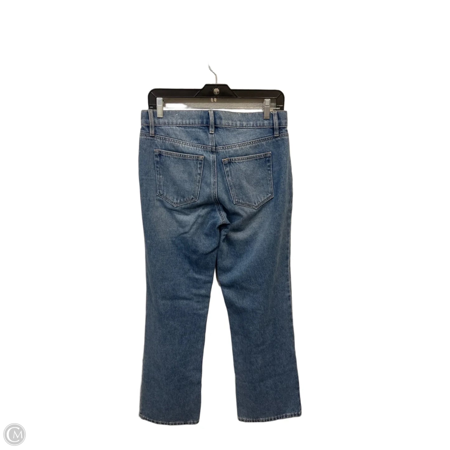 Jeans Straight By Loft In Blue Denim, Size: 0