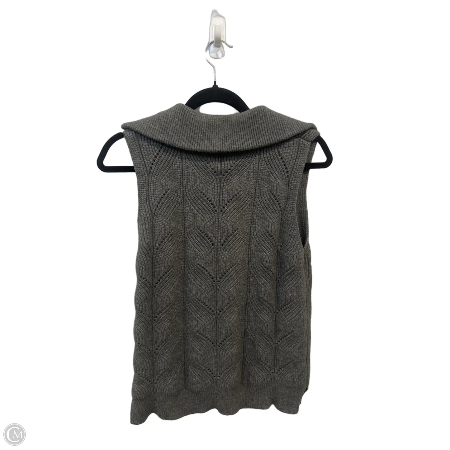 Sweater Short Sleeve By Hem & Thread In Grey, Size: S