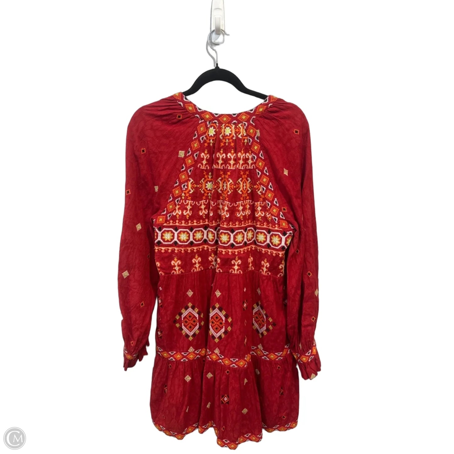 Dress Casual Short By Anthropologie In Red, Size: M